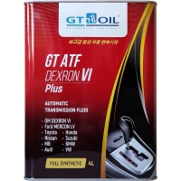 Жидкость трансмиссионная синтетическая GT ATF  Dexron VI Plus 4л GT OIL 8809059408520