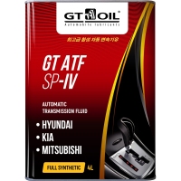 Масло трансмиссионное синтетическое GT ATF SP-IV 4л GT OIL 8809059408759